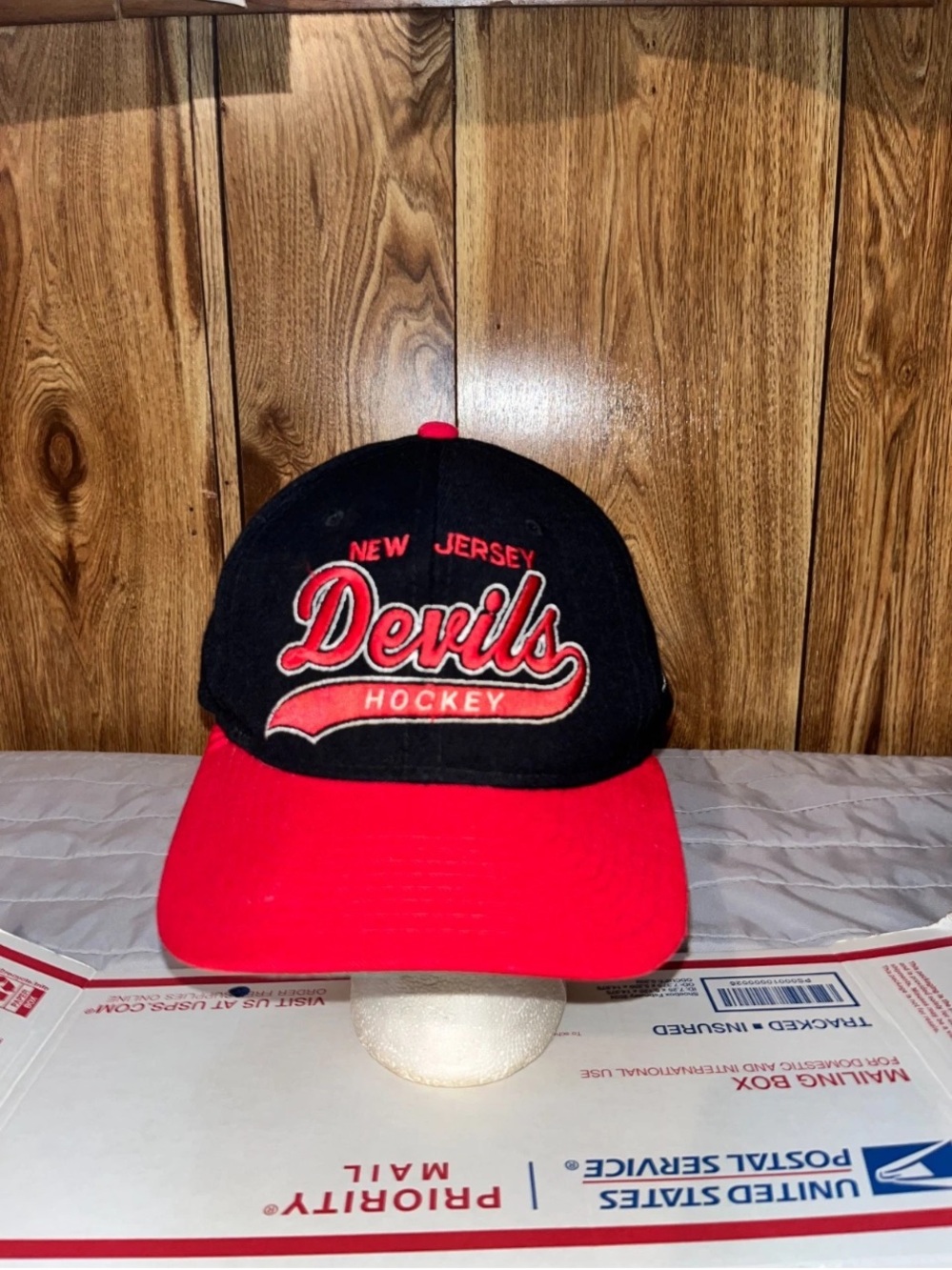 Vintage New Jersey Devils Starter 100% Wool Snapback Hat